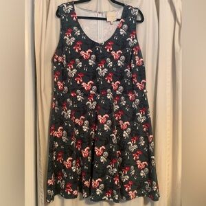 Modcloth Forest Squirrel and Mushroom Dress